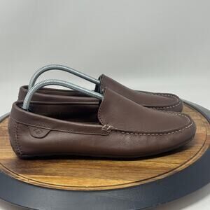 SPERRY Wave Venetian Driver Brown Top Sider Shoe Driving STS11990 Men's Size 10